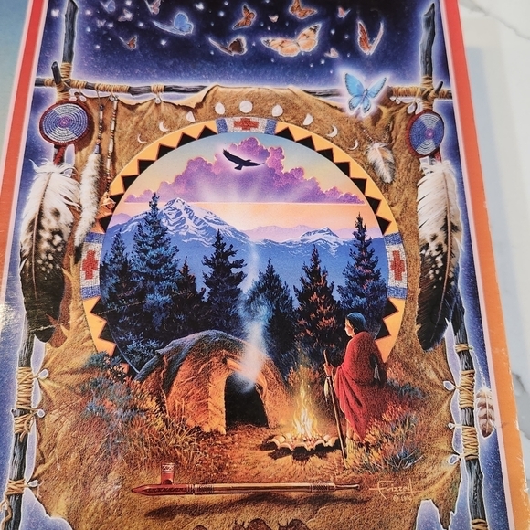 2 Ceaco 1000 pc Puzzle C Frizzell Lodge Ancestors Distant View 3204-1 Sealed New - Picture 9 of 10